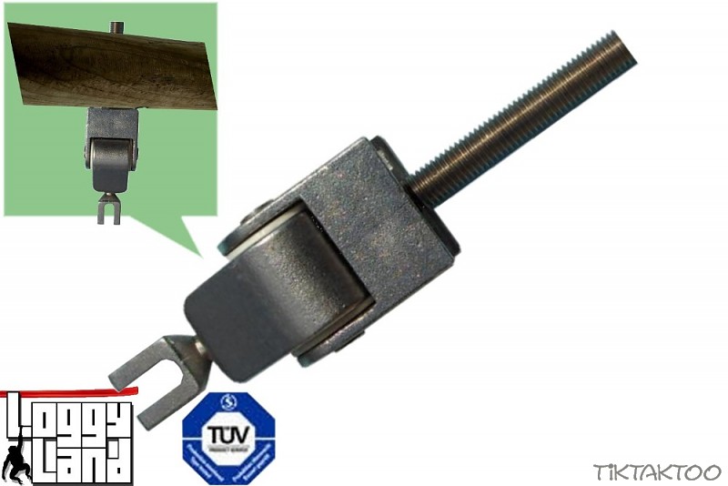 Swing joint M12x140mm stainless steel TikTakToo